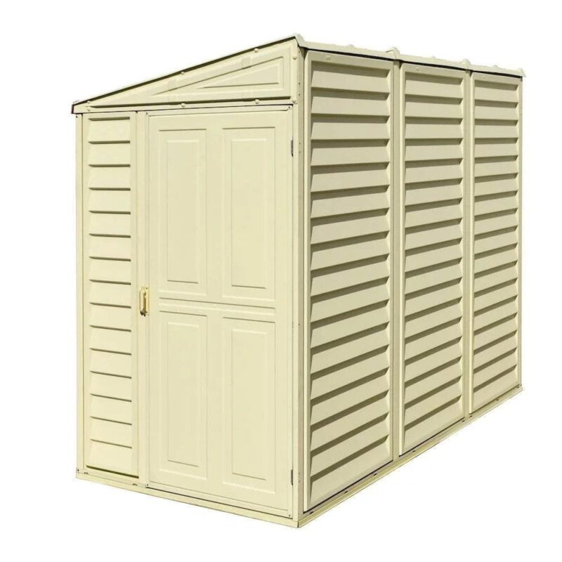 Duramax 4ft x 8ft Sidemate Vinyl Resin Outdoor Storage Shed