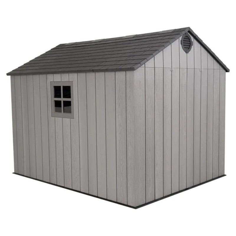 Lifetime 8 ft x 10 ft Outdoor Storage Shed 60371 - Image 2