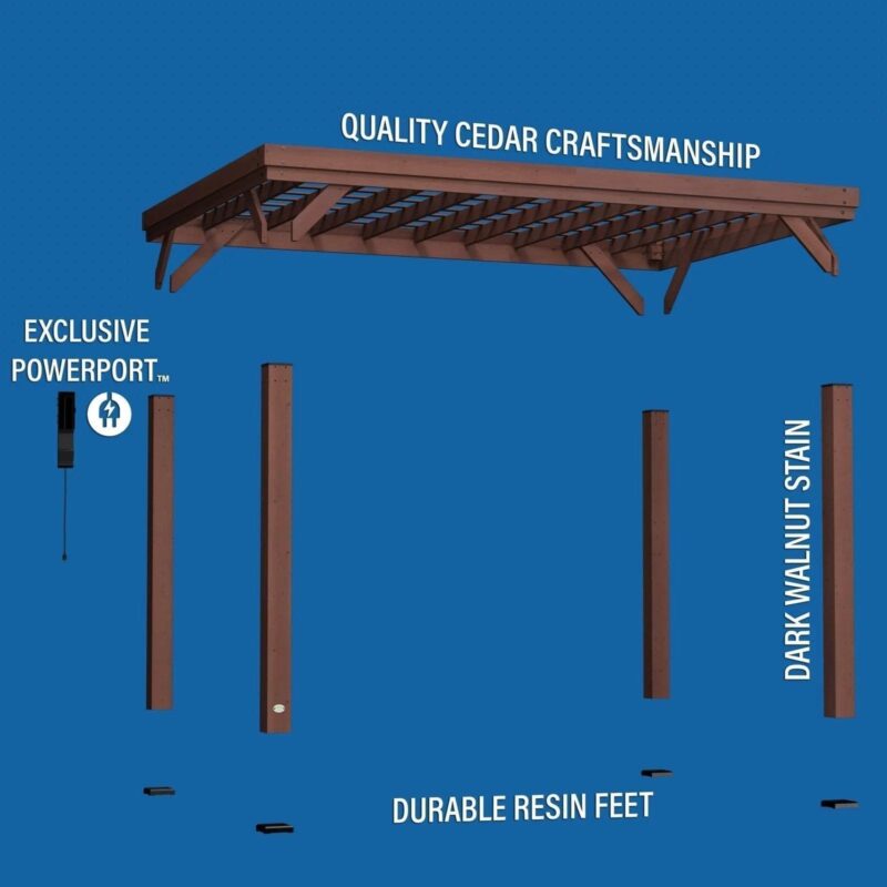 14×10 Brockton Pergola - Image 5