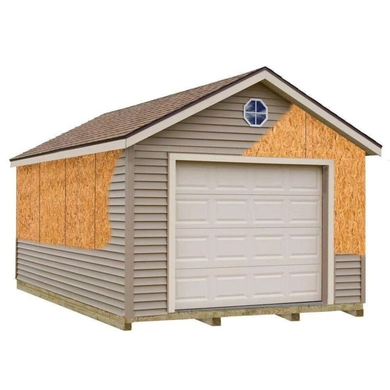 Best barns Greenbriar 12’x24′ Wood Garage Barn Kit-Installation included - Image 6